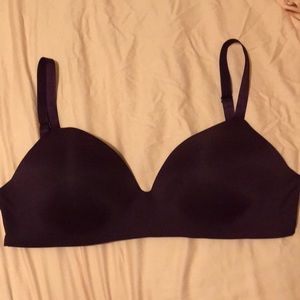 Purple wireless bra